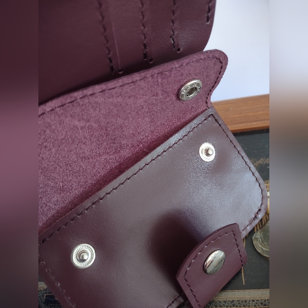 Leather Crossbody Shoulder Bag And Wallet - Picture 14 of 16